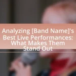 Analyzing [Band Name]’s Best Live Performances: What Makes Them Stand Out