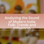 Analyzing the Sound of Modern Indie Folk: Trends and Influences