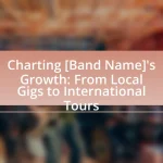 Charting [Band Name]’s Growth: From Local Gigs to International Tours