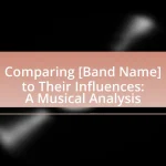 Comparing [Band Name] to Their Influences: A Musical Analysis
