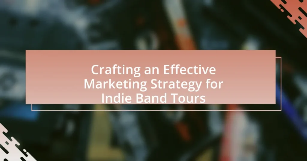 Crafting an Effective Marketing Strategy for Indie Band Tours