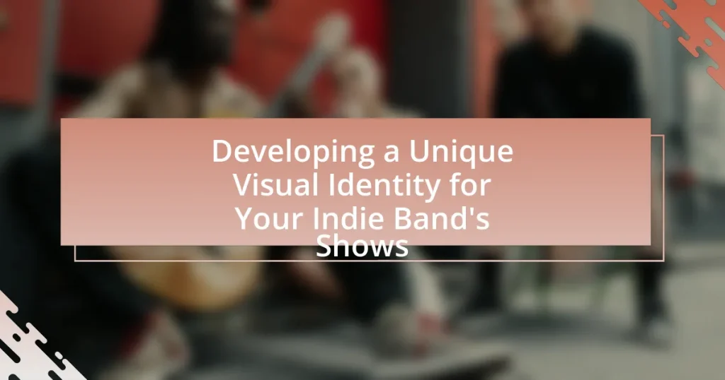 Developing a Unique Visual Identity for Your Indie Band’s Shows
