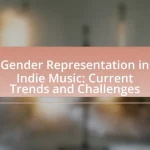 Gender Representation in Indie Music: Current Trends and Challenges