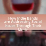 How Indie Bands are Addressing Social Issues Through Their Music