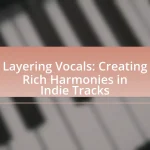 Layering Vocals: Creating Rich Harmonies in Indie Tracks