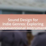 Sound Design for Indie Genres: Exploring Unconventional Instruments