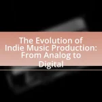 The Evolution of Indie Music Production: From Analog to Digital