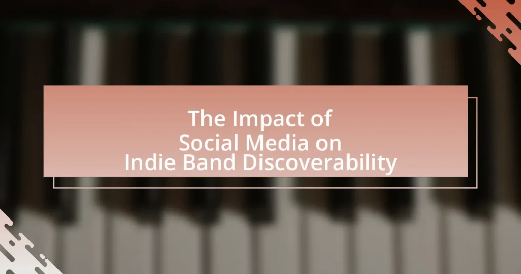 The Impact of Social Media on Indie Band Discoverability