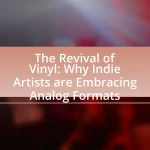 The Revival of Vinyl: Why Indie Artists are Embracing Analog Formats