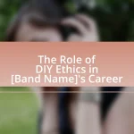 The Role of DIY Ethics in [Band Name]’s Career