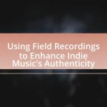 Using Field Recordings to Enhance Indie Music’s Authenticity