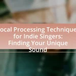 Vocal Processing Techniques for Indie Singers: Finding Your Unique Sound