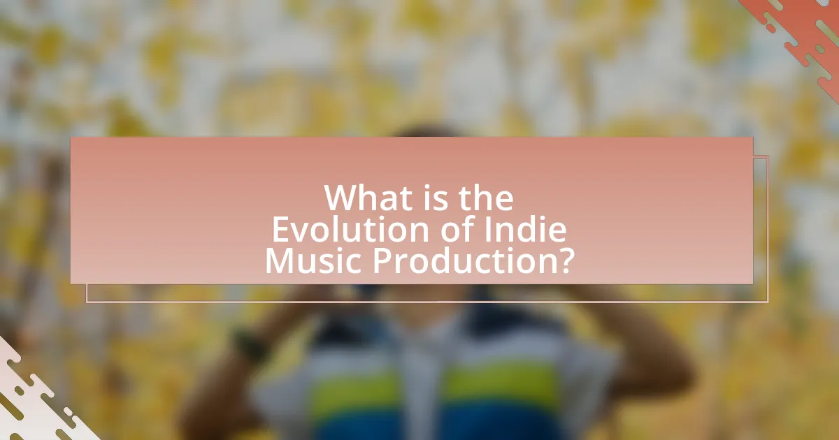 What is the Evolution of Indie Music Production?